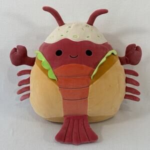 Jazwares Squishmallow Lorono the Lobster Roll Plush Stuffed Animal 14"